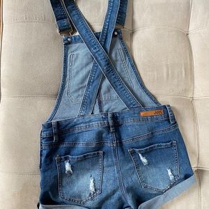 Cute Summer Jean Short Overalls